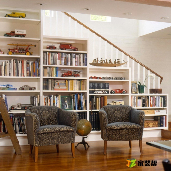 storage-ideas-under-stairs-in-livingroom