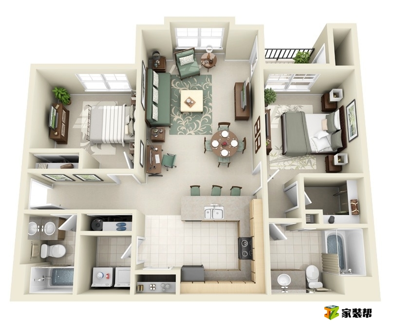 26-Sophisticated-Two-Bedroom-Apartment